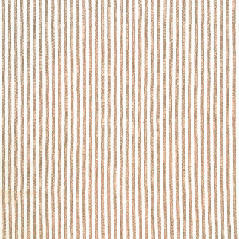 Striped Cotton-Viscose Blend RAYTIS1 Hazelnut / Hazelnut
